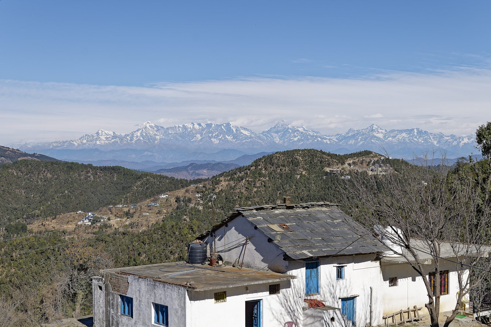 Himalayan smallholder farmlands in Naukuchiatal valley, Uttarakhand